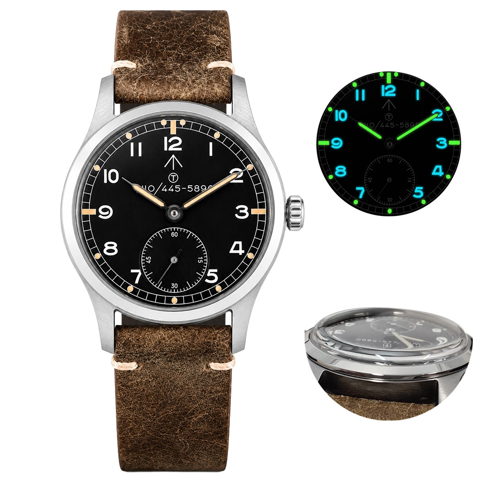 Tropic Strap Vintage - HRUODLAND Reloj Hombre Militar Vintage con