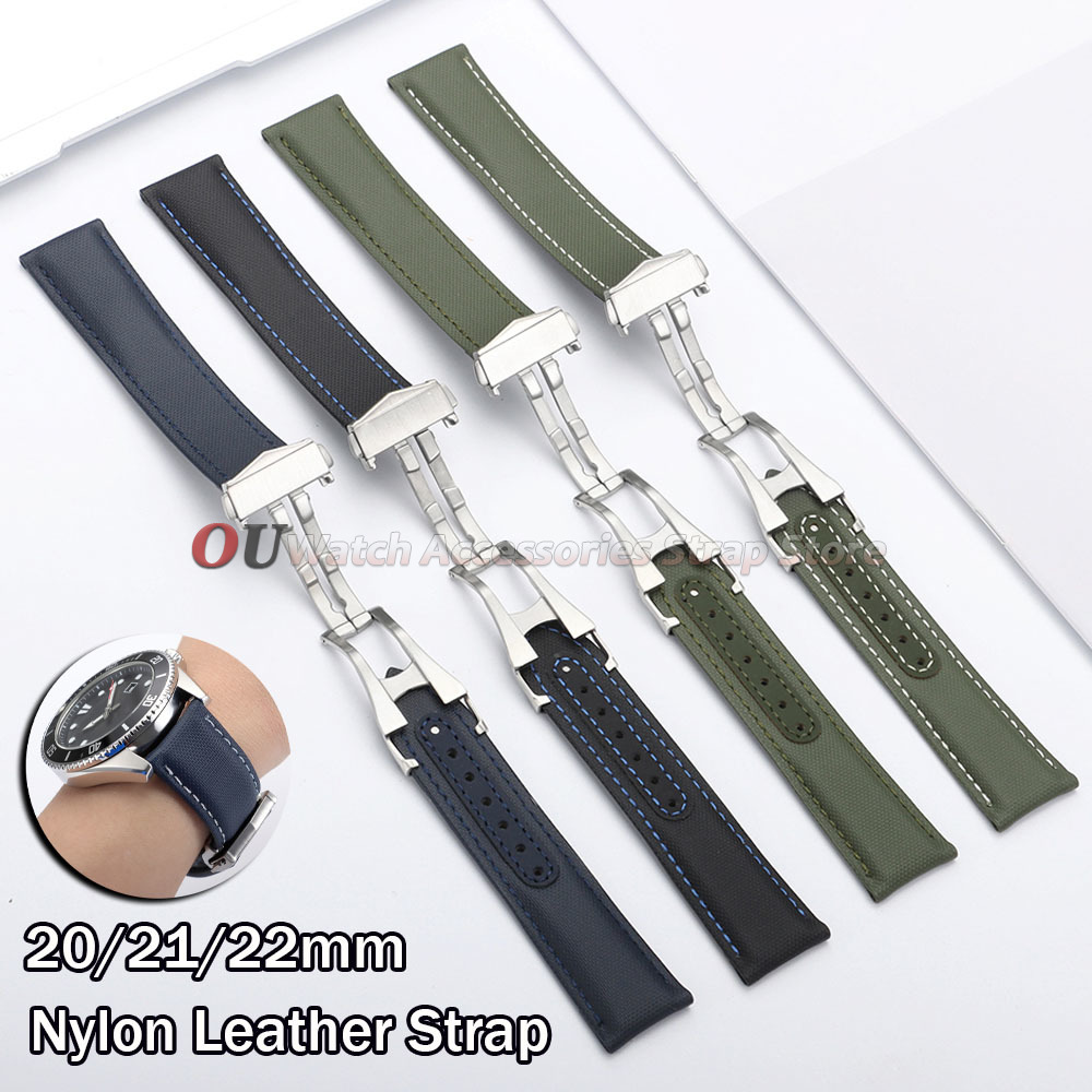 Omega Watch Seamaster - Correa de reloj de nailon y