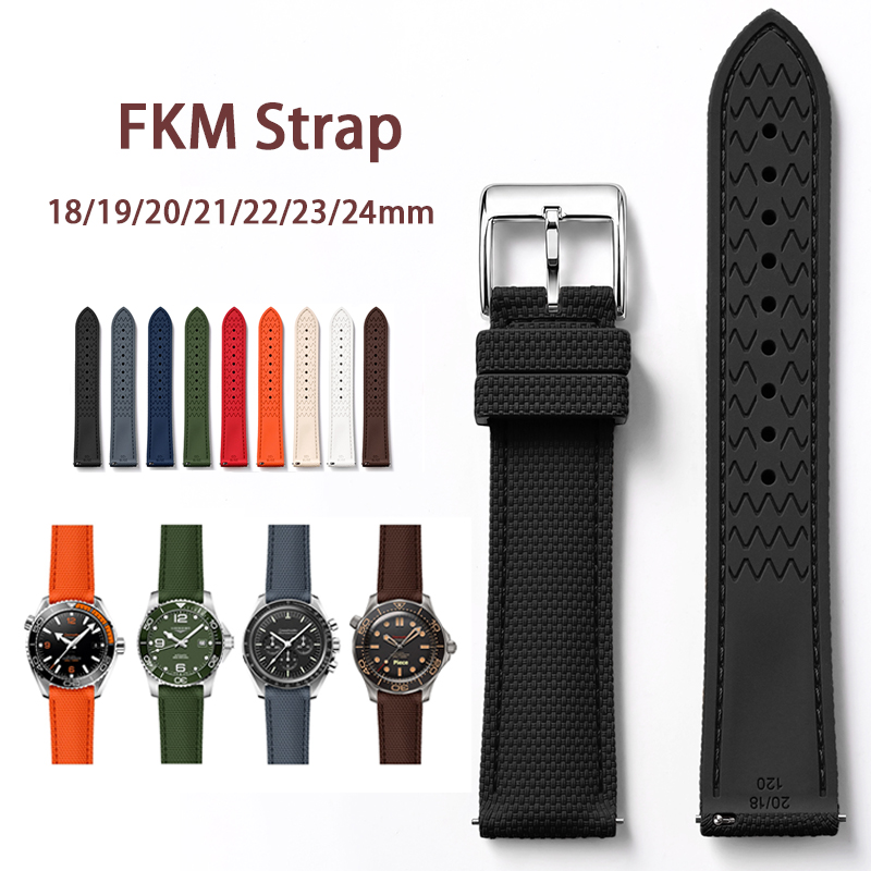 Rubber Strap Diver - Correa Universal para Blancpain, Correa de