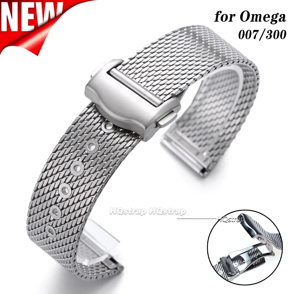 Omega Watch Speedmaster - Correa de reloj de acero inoxidable