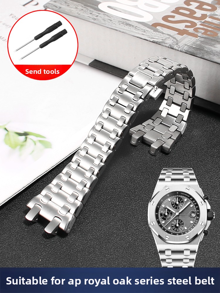 Audemars Piguet Watch Royal Oak - Correa de Reloj de Acero Inoxidable
