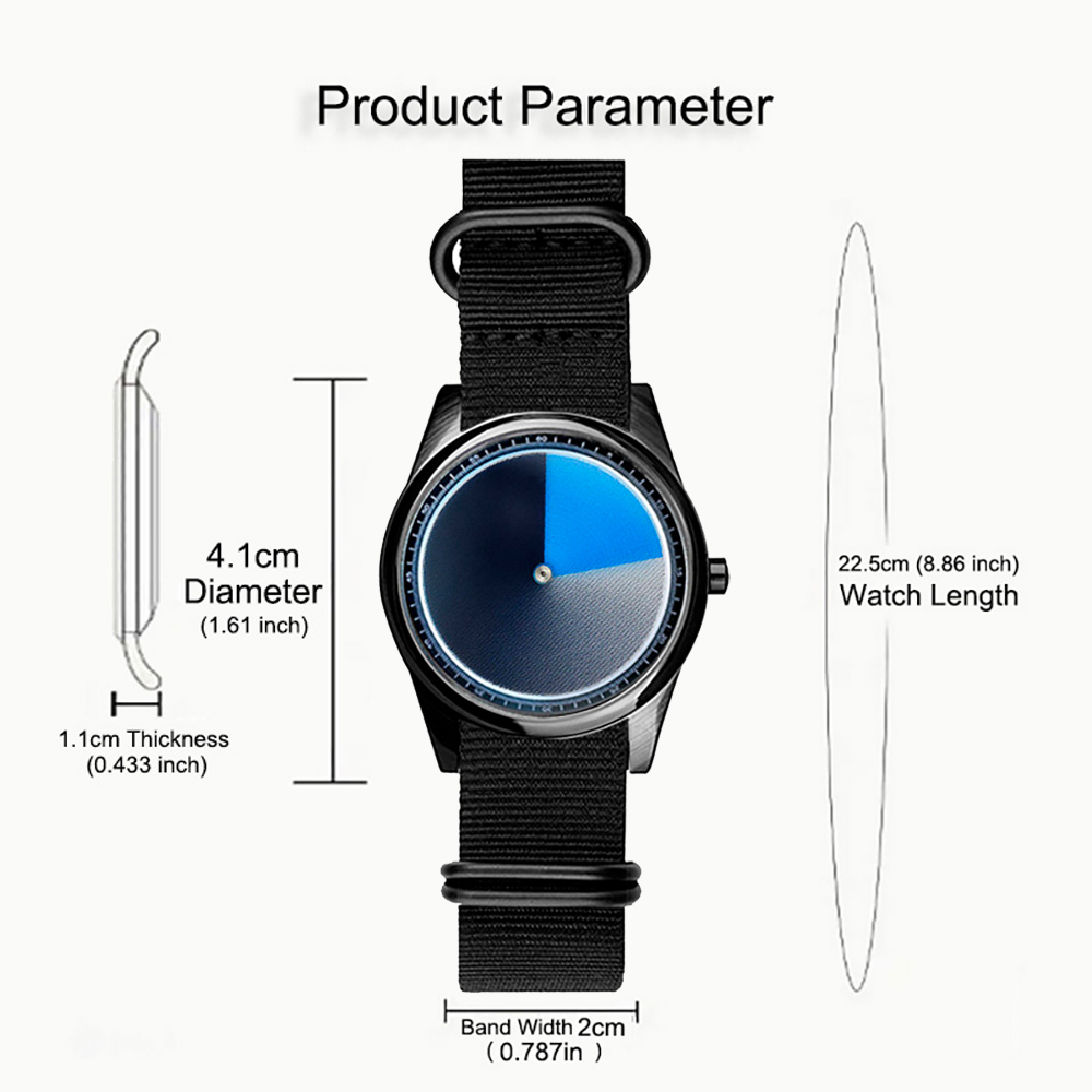Relojes de moda coloridos y he - Canvas Strap Watch reseña y precio