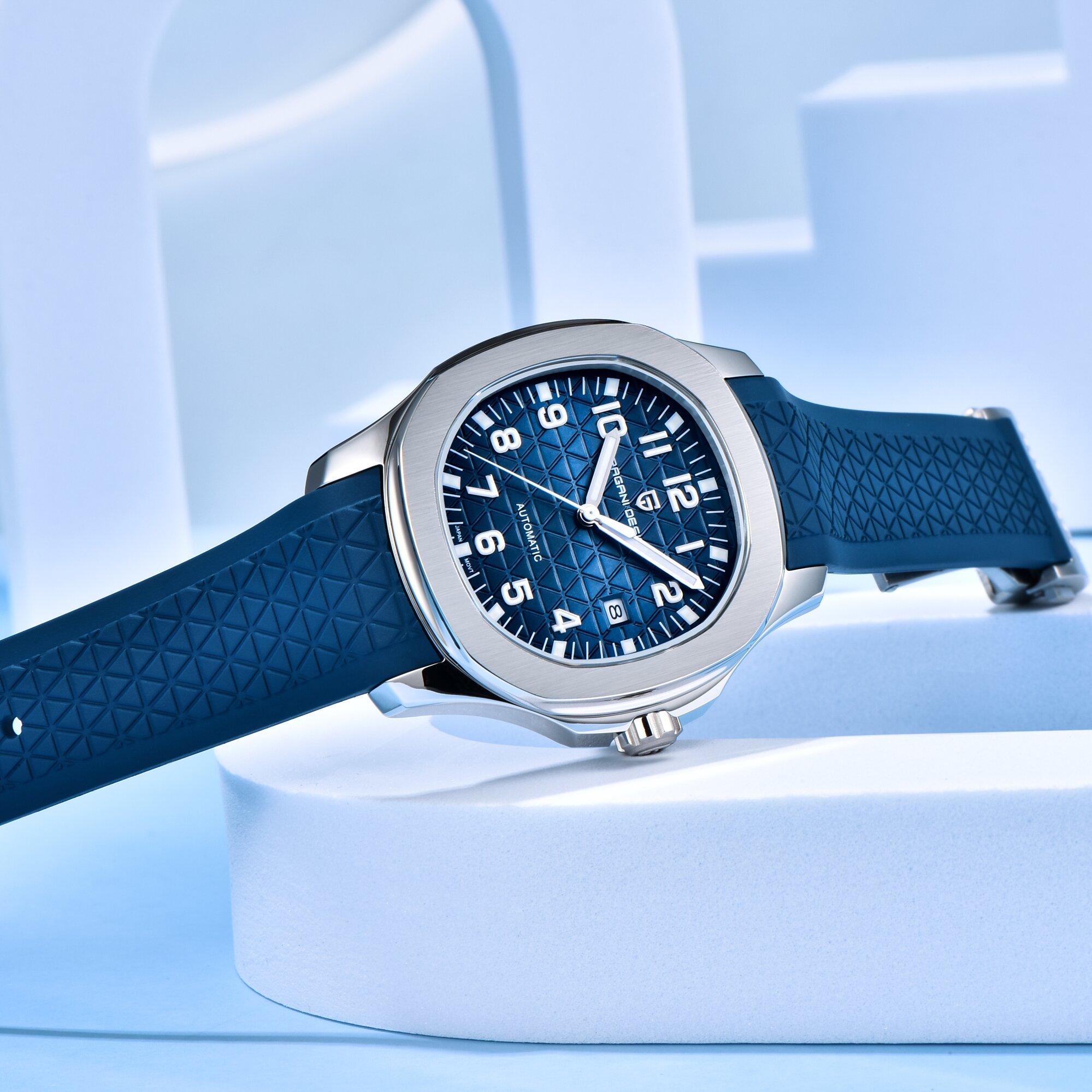 Reloj Mecánico PAGANI DESIGN p - Rubber Strap Diver reseña y precio