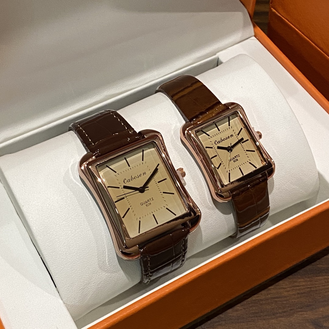 Reloj de pareja con movimiento - Leather Watch Band Men reseña y precio