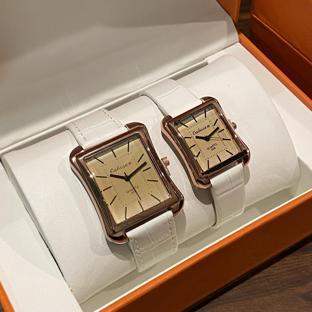 Reloj de pareja con movimiento - Leather Watch Band Men reseña y precio
