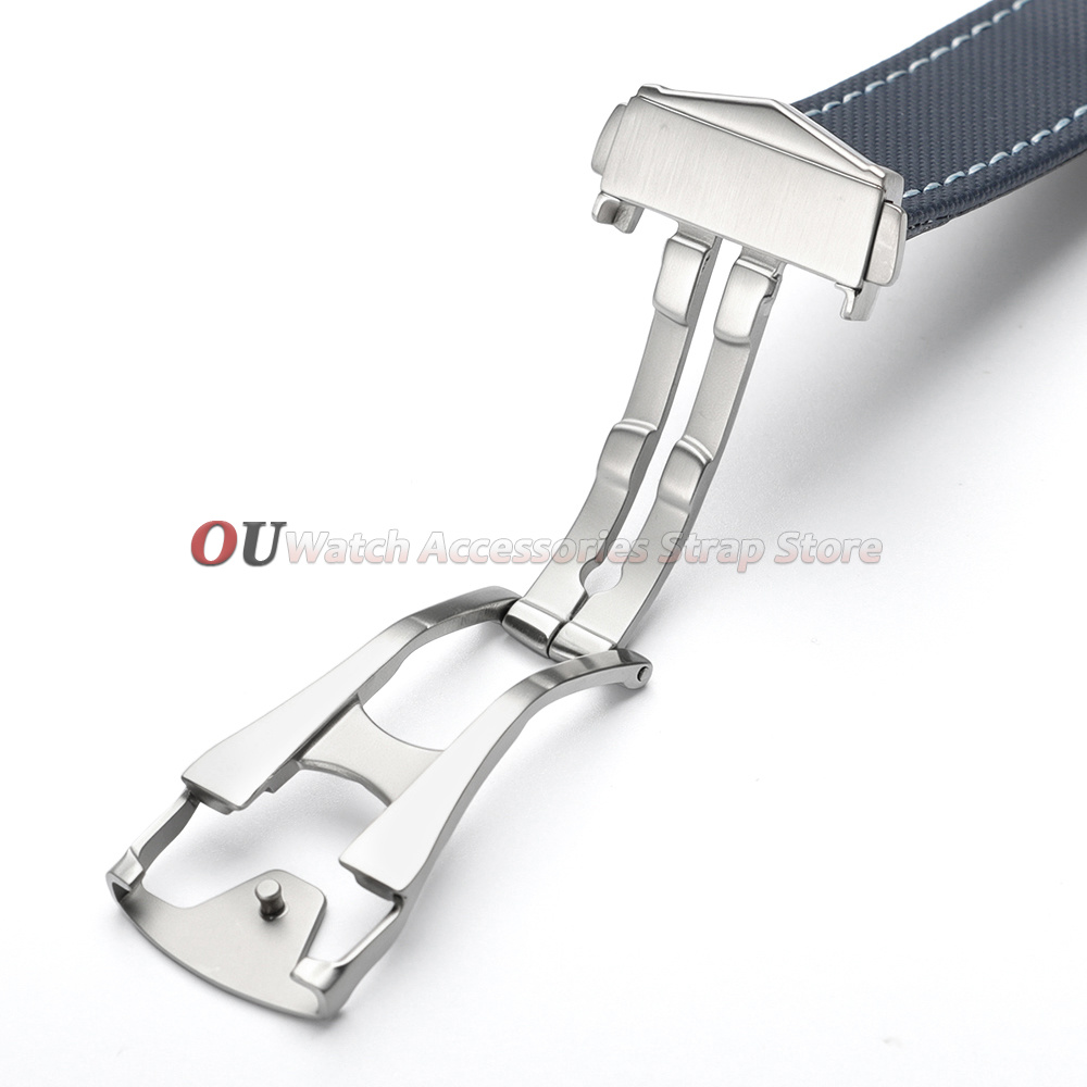 Correa de reloj de nailon y cu - Omega Watch Seamaster reseña y precio
