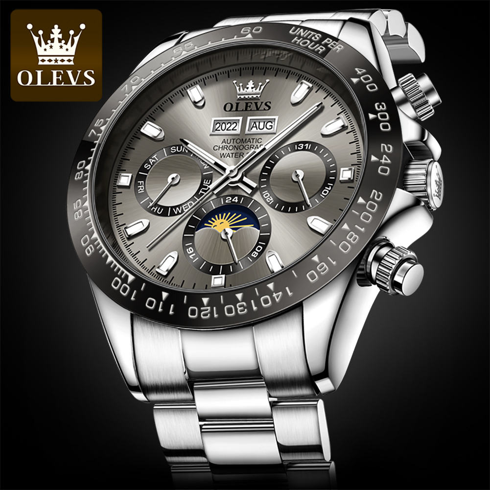 OLEVS 6654 reloj de lujo para  - Seiko Watch 5 Sports reseña y precio