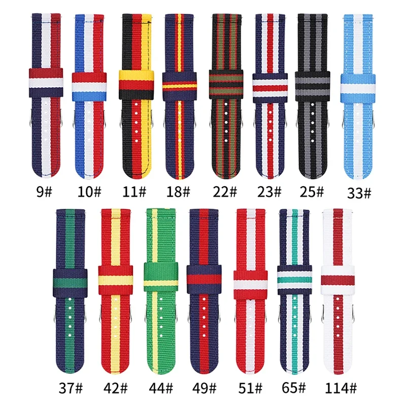 Correa de nailon tejido de 20m - Canvas Strap Watch reseña y precio