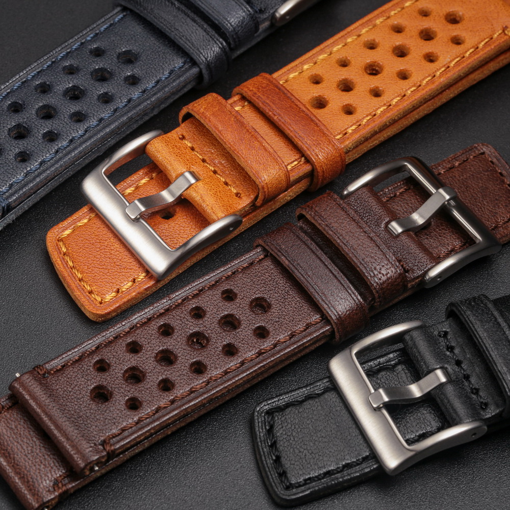 Hemsut Correa de reloj de piel - Leather Strap Quick Release reseña y precio