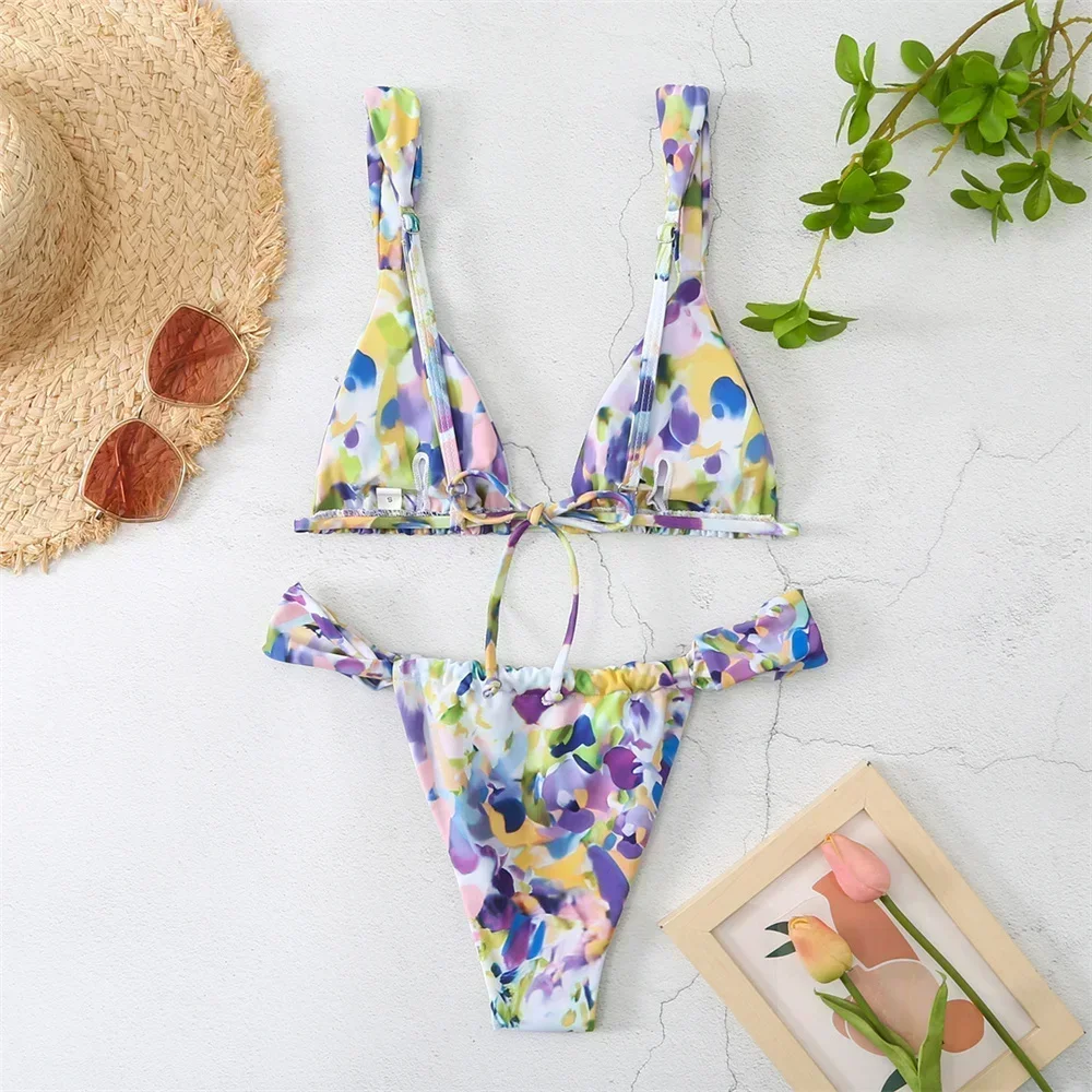 Bikini con estampado Vintage p - Tropic Strap Vintage reseña y precio
