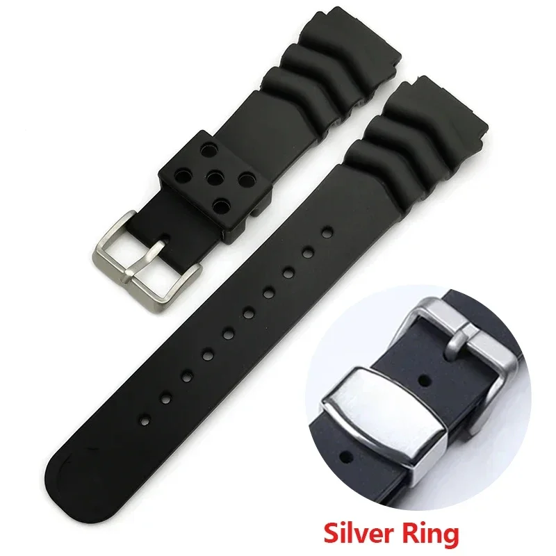 Correa de reloj de resina para - Rubber Strap Diver reseña y precio