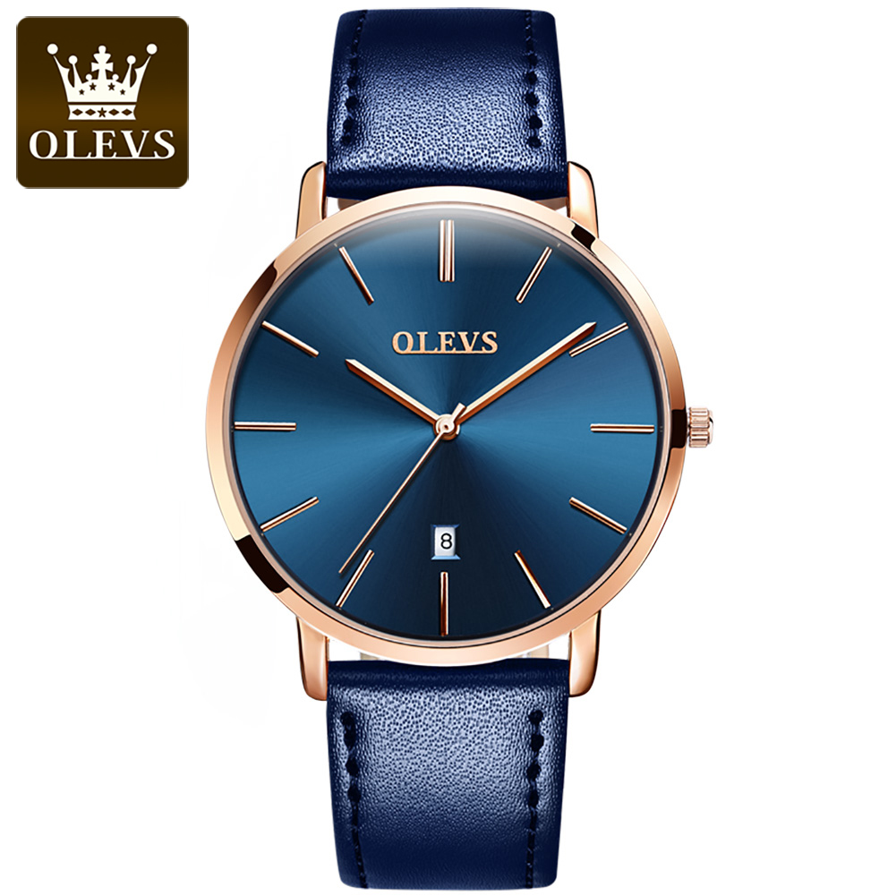Reloj de cuarzo Original OLEVS - Leather Watch Band Men reseña y precio